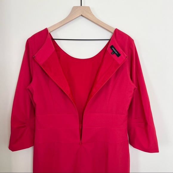 Lafayette 148 New York Women’s 3/4 Quarter Sleeve Midi Dress - Picture 11 of 14